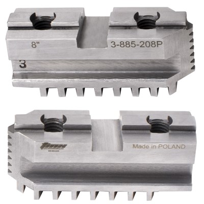 Hard Master Jaws, 8in 2-Jaw 2 PcSet